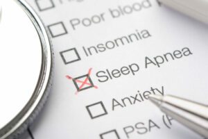 Sleep apnea medical record